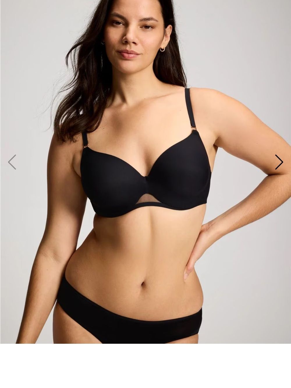 Soma Black Bodily Perfect Coverage Underwire Bra NWT